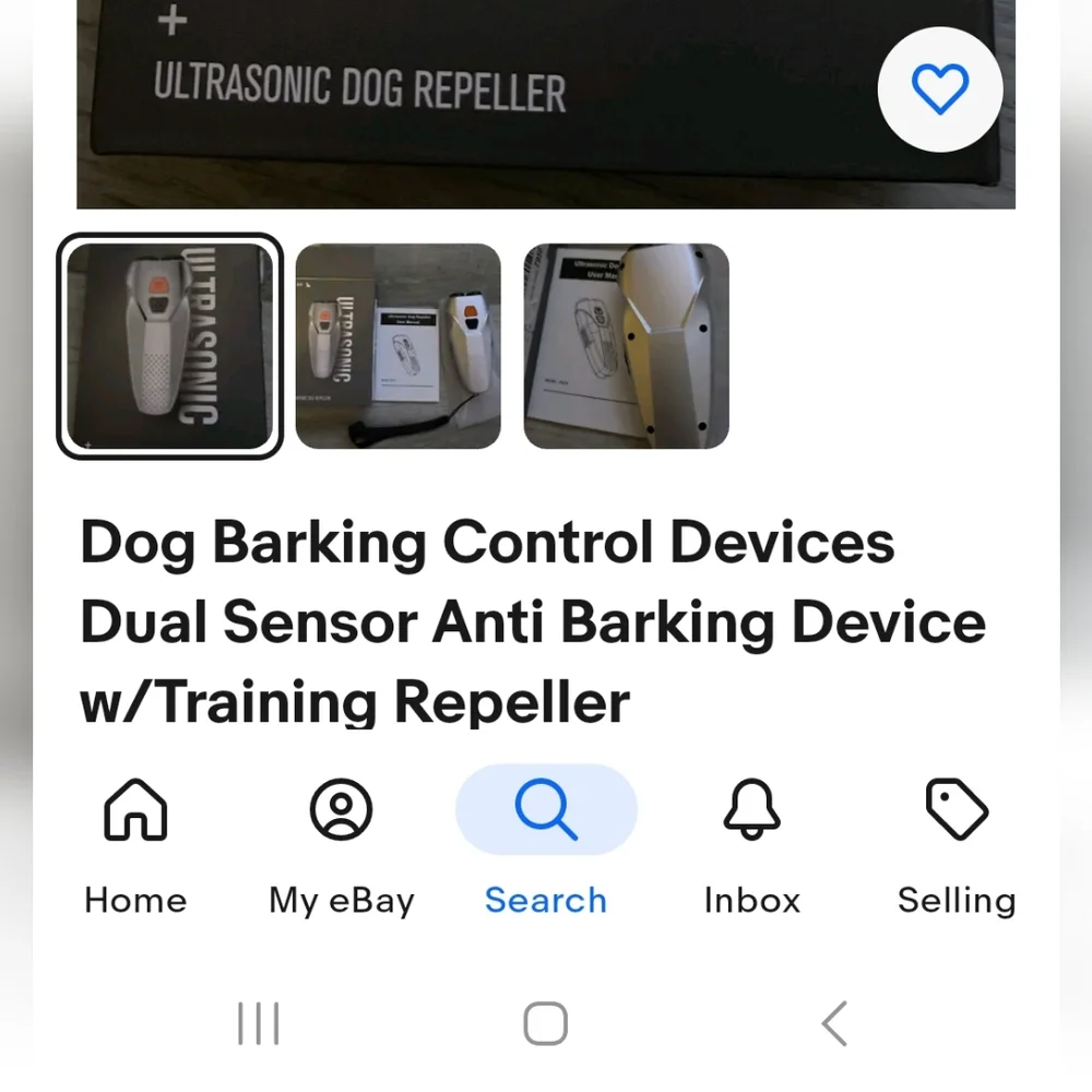 Ultrasonic Dog Repeller Anti Barking device New in Box